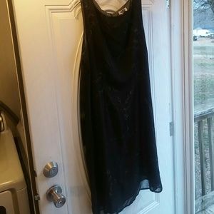 Printed Scoop Neck Dress